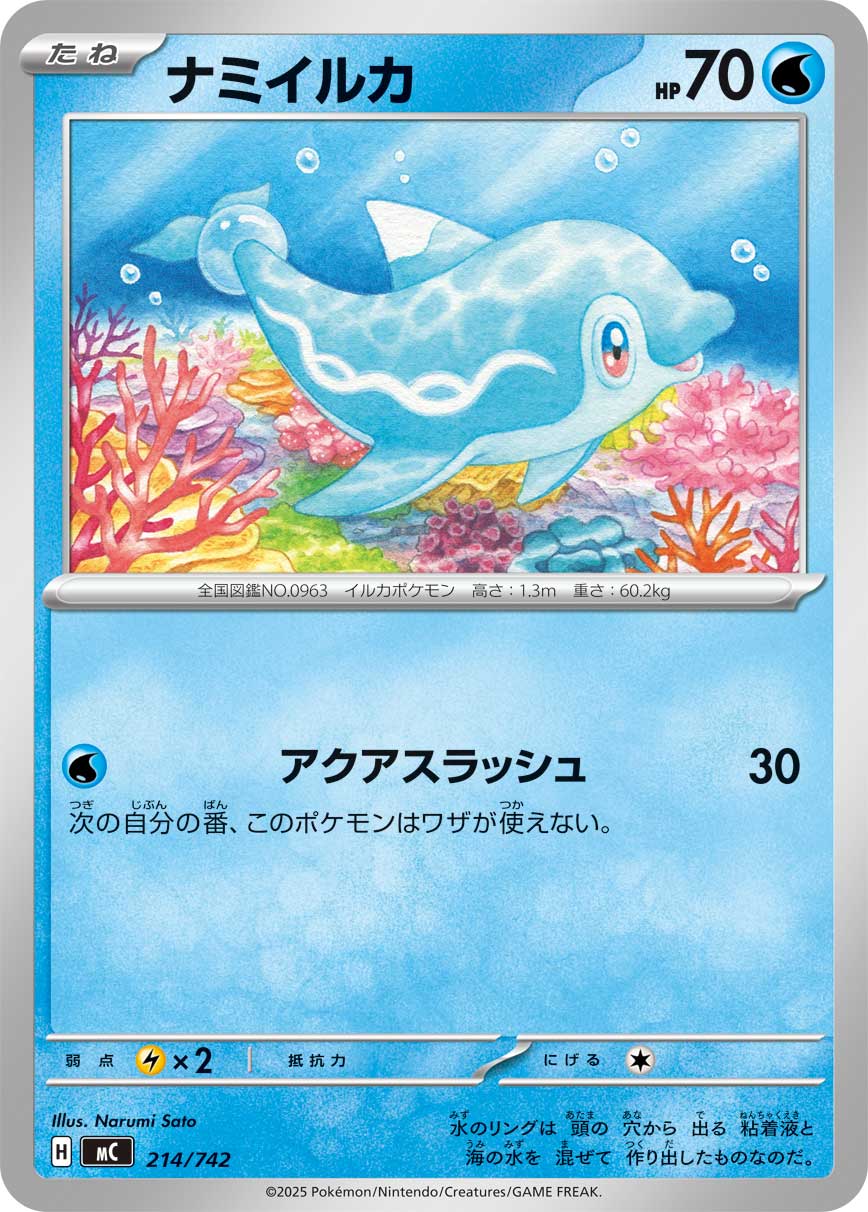 #214/742 波普海豚 ナミイルカ Finizen