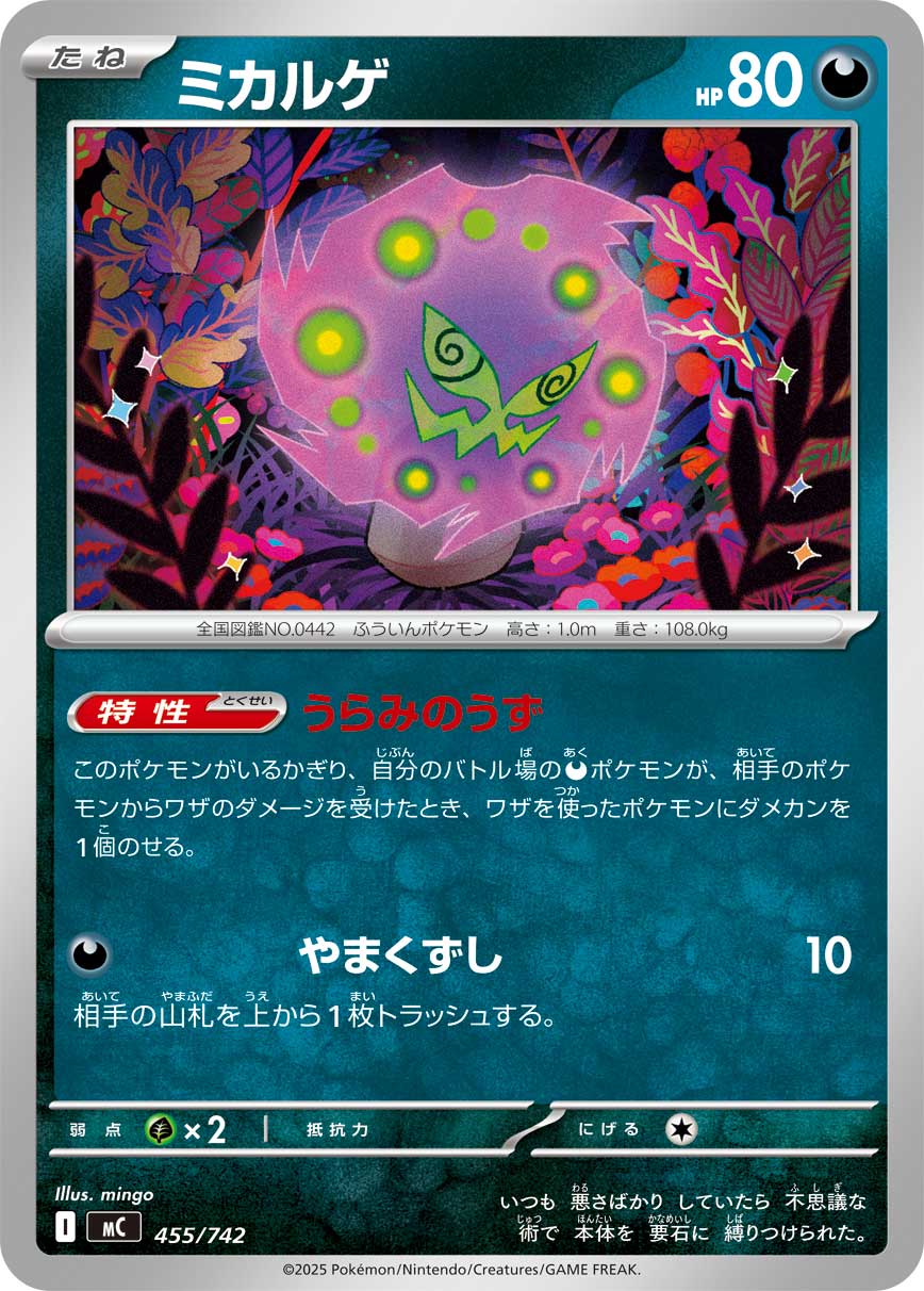 #455/742 花岩怪 ミカルゲ Spiritomb