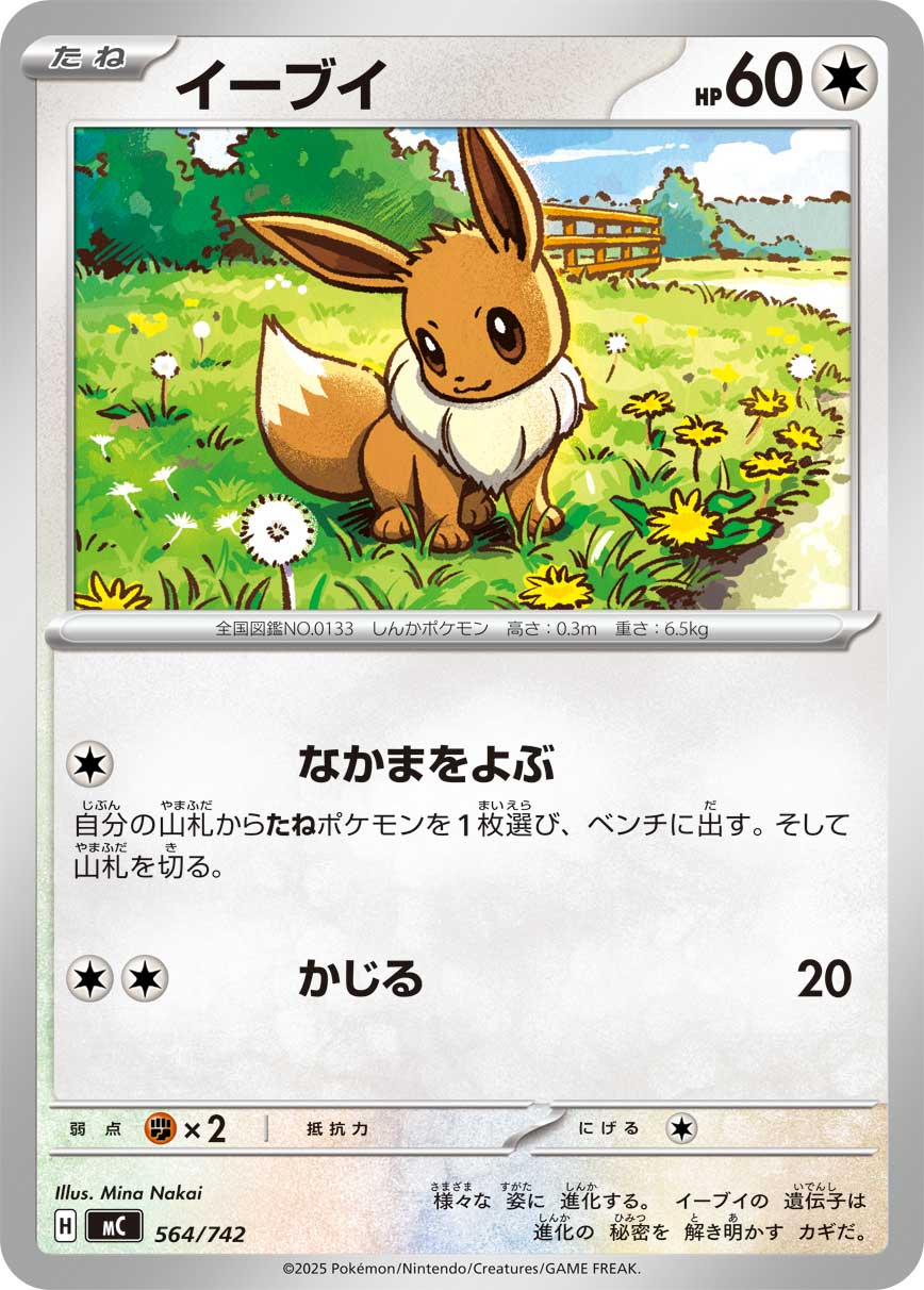 #564/742 伊布 イーブイ Eevee