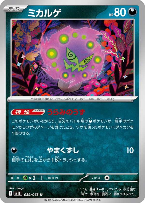 #039 花岩怪 ミカルゲ Spiritomb