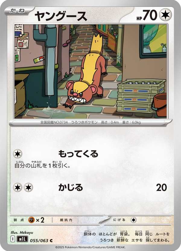 #055 貓鼬少 ヤングース Yungoos