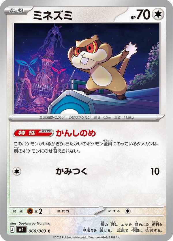 #068 探探鼠 ミネズミ Patrat