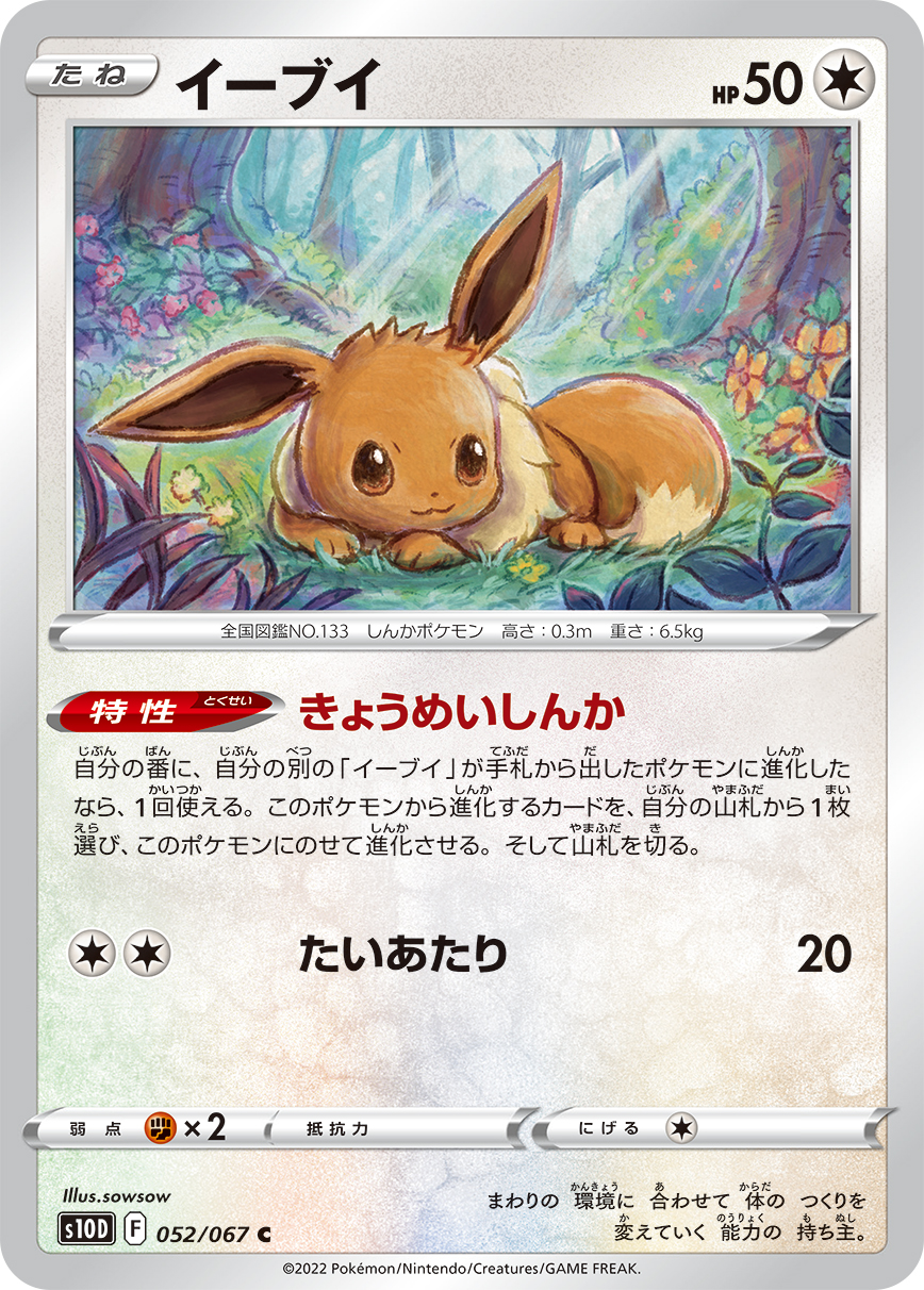 #052/067 伊布 イーブイ Eevee