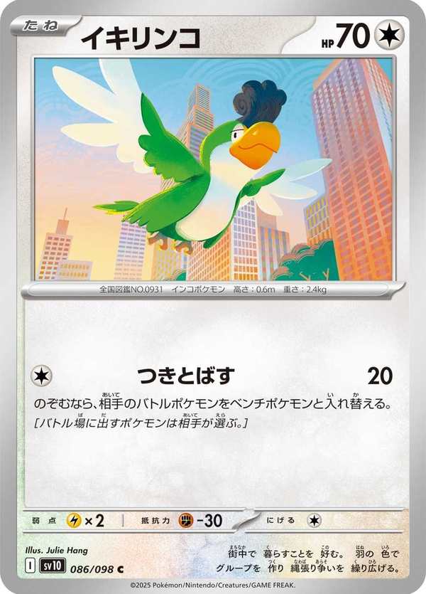 #086 怒鸚哥 イキリンコ Squawkabilly