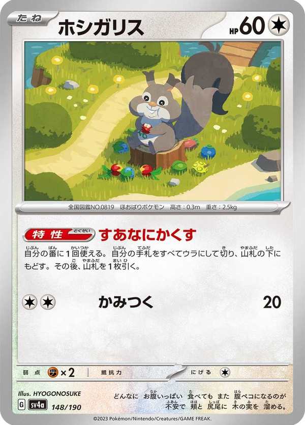 #148 貪心栗鼠 ホシガリス Skwovet
