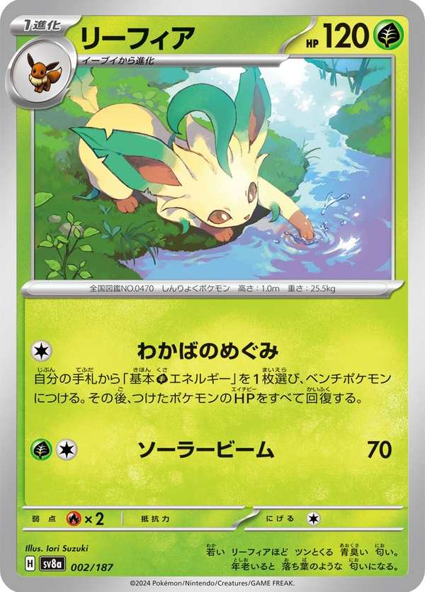 #002 葉伊布 リーフィア Leafeon