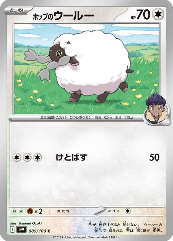#085 赫普的毛辮羊 ホップのウールー Hop’s Wooloo